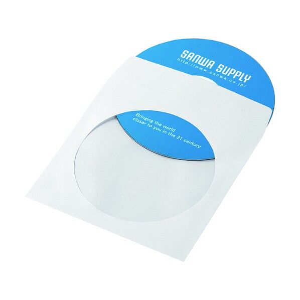 DVD・CDペーパースリーブケース FCD-PS100WN 100枚