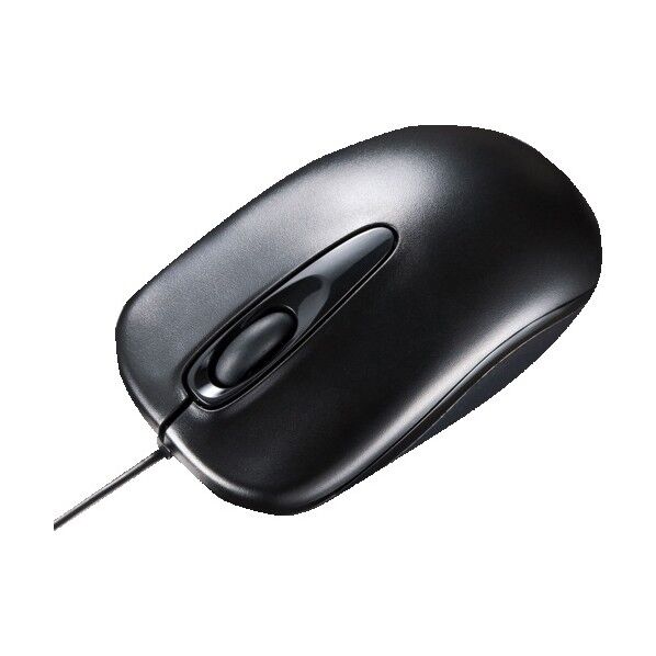 有線ブルーLEDマウス MA-BL150BK 1点