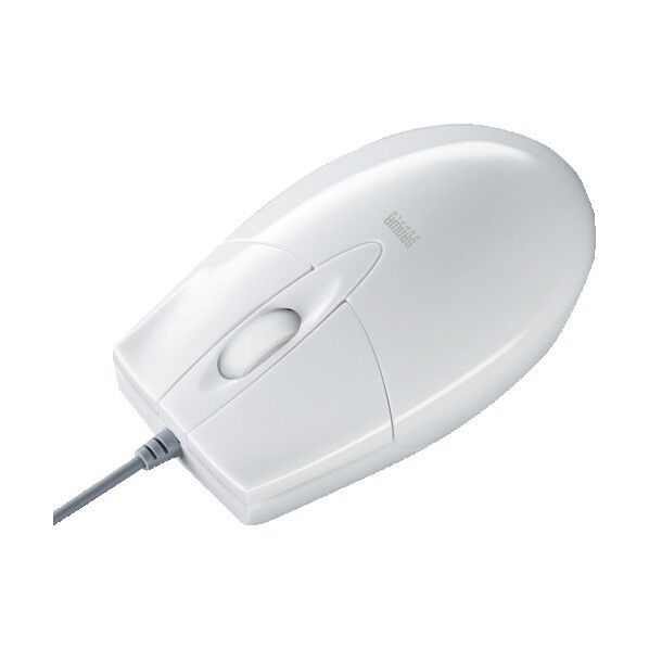 有線ブルーLEDマウス(USB-PS/2変換アダプタ付き) MA-BL3UPWN 1点