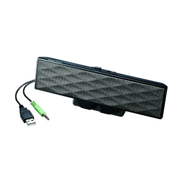 サンワサプライ USB電源サウンドバースピーカー MM-SPL11UBK 1点