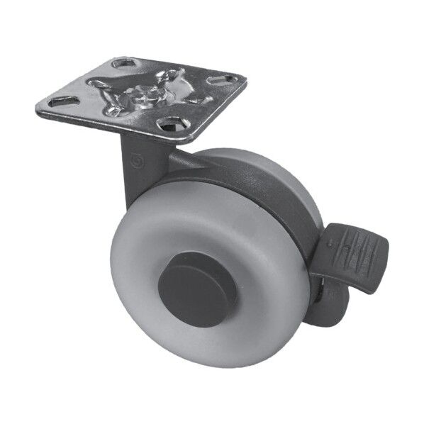 デザイン双輪キャスター Laia 自在ストッパー付