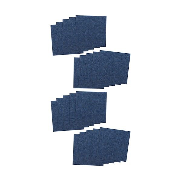 ペット用撥水タイルマット 同色20枚入 ネイビーブルー KV-73 1袋