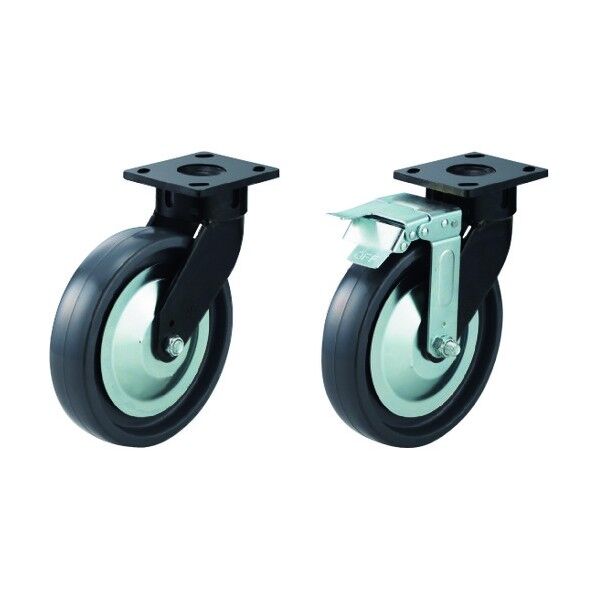 (200034360)重量用キングピンレスキャスター SUG-31-KP-408B-PLE 1点