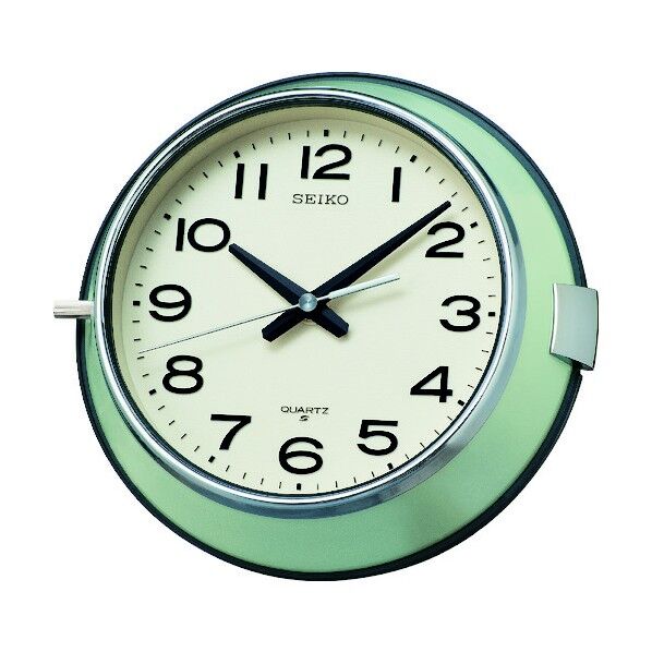 防塵型オフィスクロック直径221×63金属枠