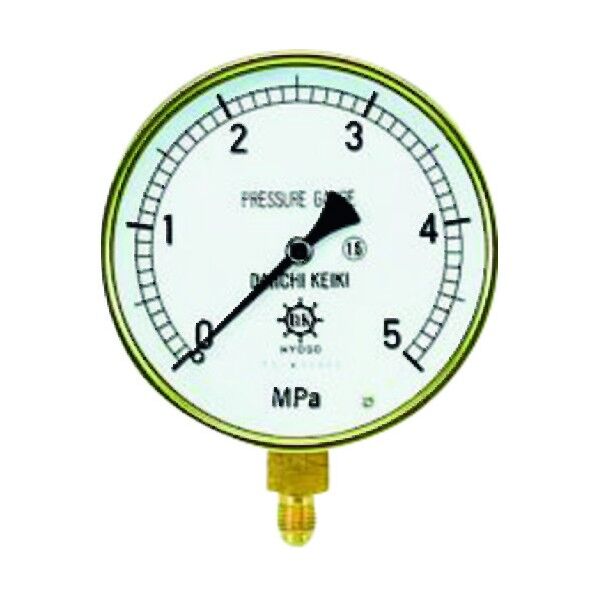 圧力計(1/4''フレア、下出し、100φ、つば無) TA147F-350 1