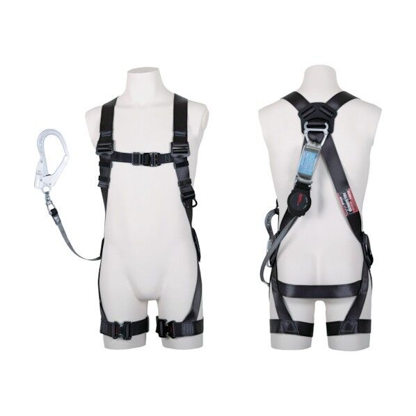 黒影ハーネス (ワン・ハンド巻取式ランヤード1本タイプ)