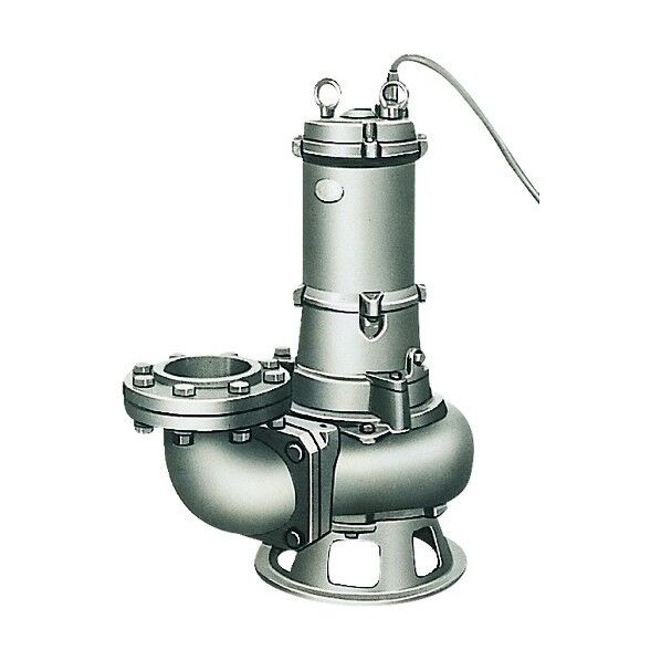 耐食用ステンレス製水中ノンクロッグポンプ 50HZ 口径100mm 三相200V 100BQ43.7-51 50HZ 1点