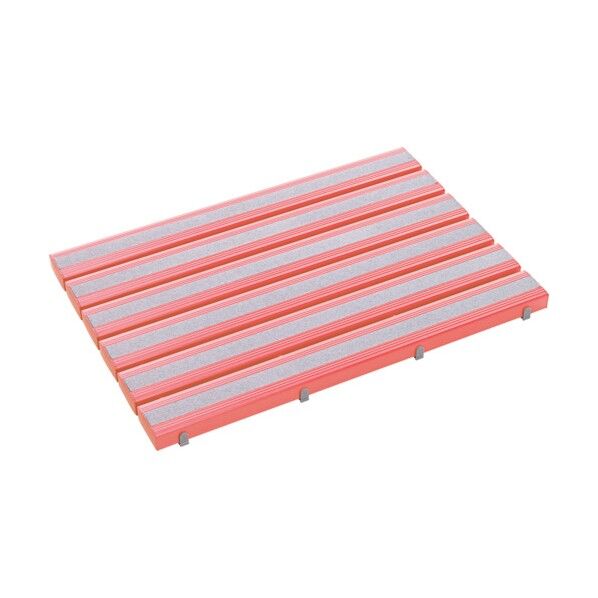 抗菌すべり止め安全スノコ 組立なし 600×900mm ピンク 900 x 600 x 48 mm MR-098-341-5 1点