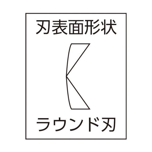 POWER薄刃ニッパー(偏芯テコ)エラストマーグリップ
