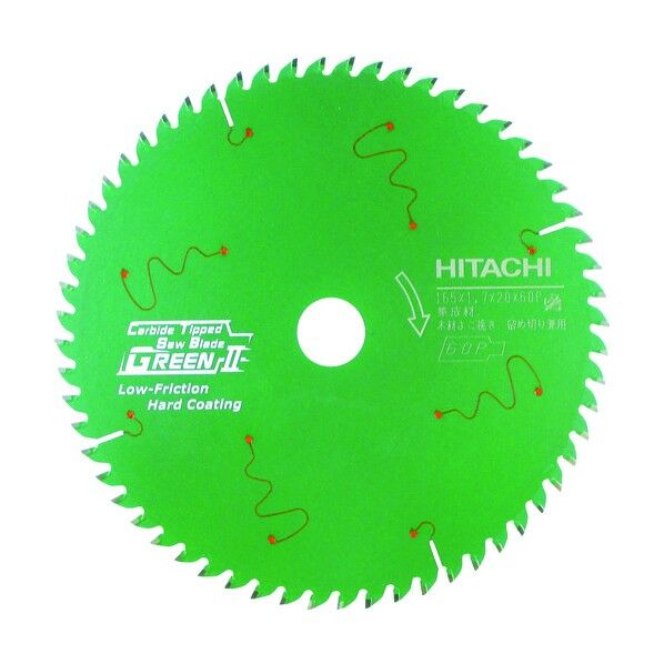 スーパーチップソー(集成材用)(グリーン2)165mmX2060枚刃
