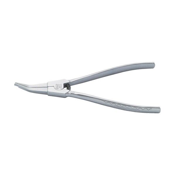 穴なしスナップリング用プライヤー 軸用 30゜曲がりタイプ