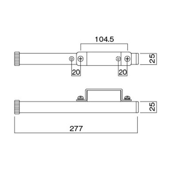 ディスプレイ背面受け金具 PHP-B8107 1点
