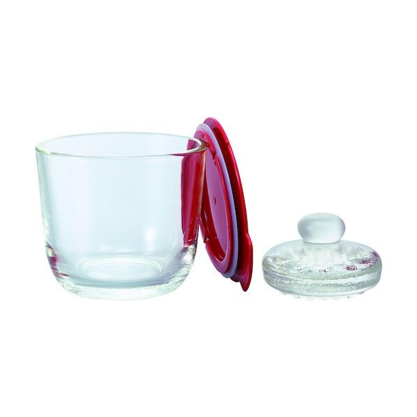 ガラスの一夜漬け器 S レッド GTK-S-R 1個