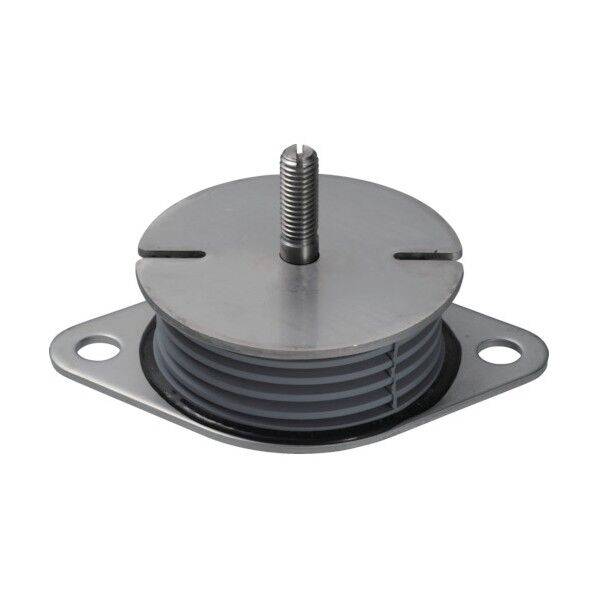 防振材 インシュレーター (プレート付・ゴム被覆タイプ) ステンレスタイプ