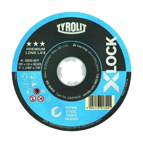 X-LOCK切断砥石 プレミアムタイプ(硬度S)