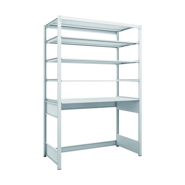 K1型抗菌塗装高密度収納棚 下段開放型 H1900XW1250XD625 5段 K1-U6465 1点