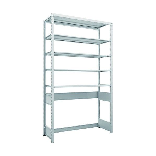 K1型抗菌塗装高密度収納棚 下段開放型 H2200XW1250XD475 5段 K1-U7445 1点