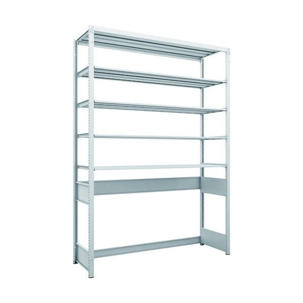 K1型抗菌塗装高密度収納棚 下段開放型 H2200XW1550XD475 5段 K1-U7545 1点