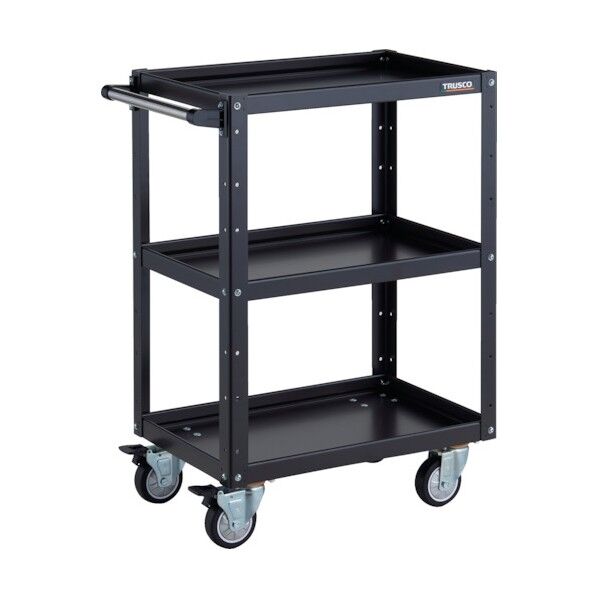 イーグルワゴン 600X400XH880 4輪自在 ウレタン車輪 ブラック EGW-963UJ-BKBK 1点