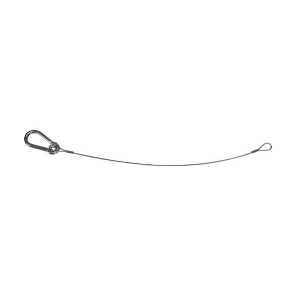 トラスコ オールステンレスワイヤカットロープ両端ワッパ+片側スナップフック付 1.0Φ×300mm SCWSF100-30 1点...