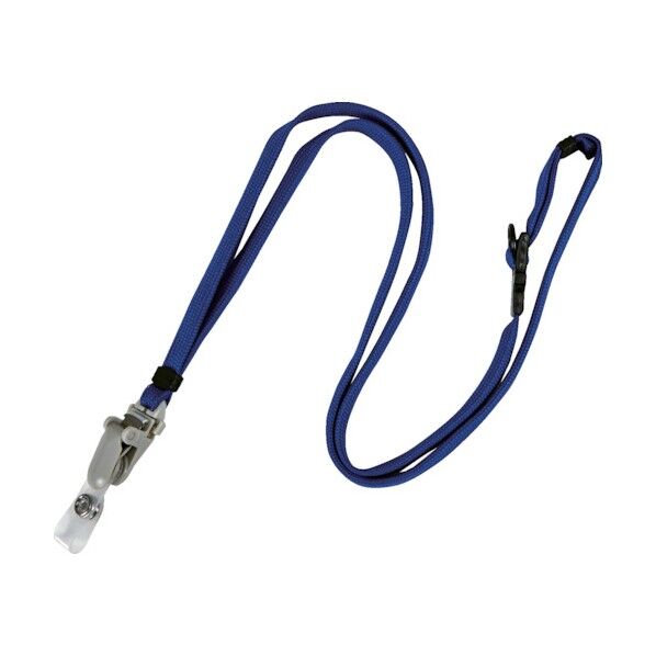 トラスコ(TRUSCO) 脱着式名札用ストラップ 青 TND-S-B 1点