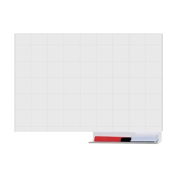 吸着ホワイトボードシート暗線入 300×450×1.0 TWKL-3045 1点