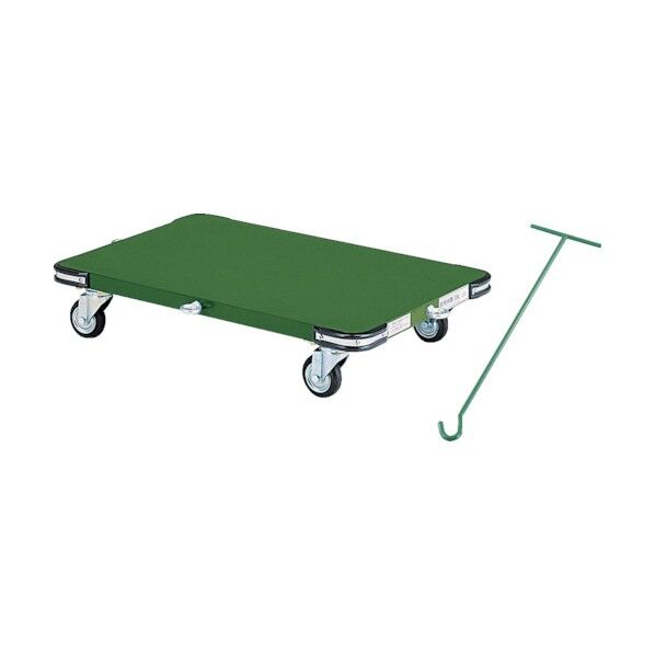 鋼鉄製平台車 フック引棒付