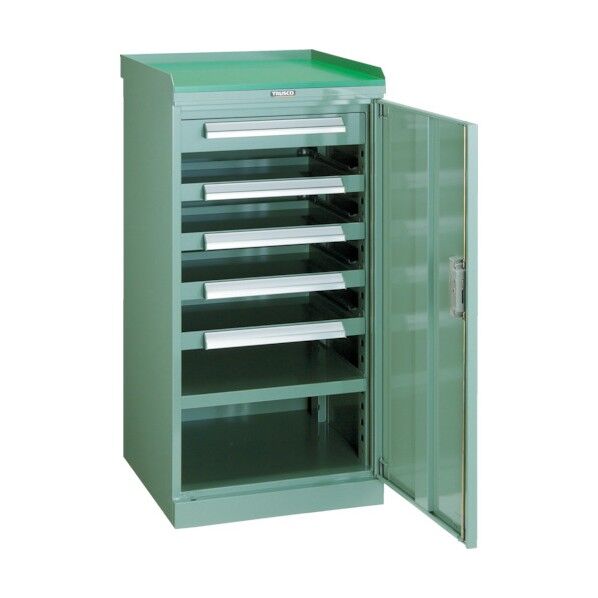 スライド工具キャビネット DX型 (こぼれ止め天板タイプ)