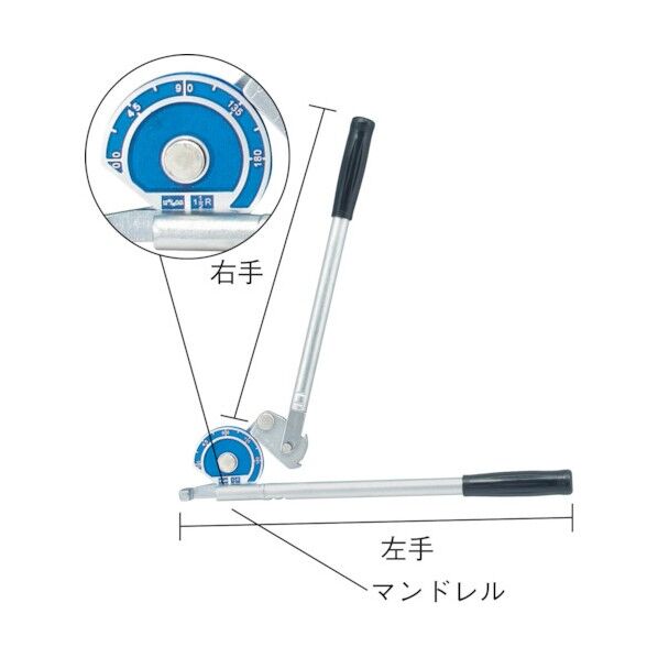 クイックレバー式チューブベンダー(銅・アルミ管用)
