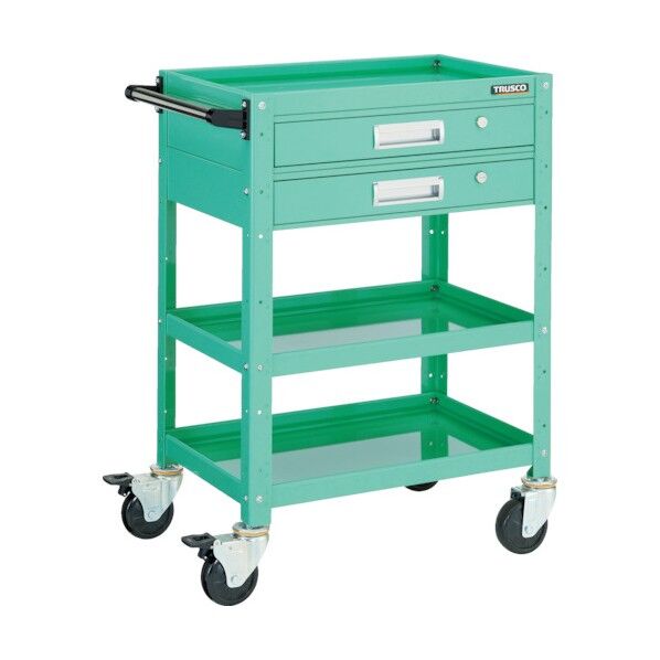 バーディワゴン (ゴムキャスター・2段引出し付)