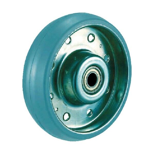 ハイテンプレス製グレーゴムキャスター (タイヤ痕レスタイプ) 交換車輪