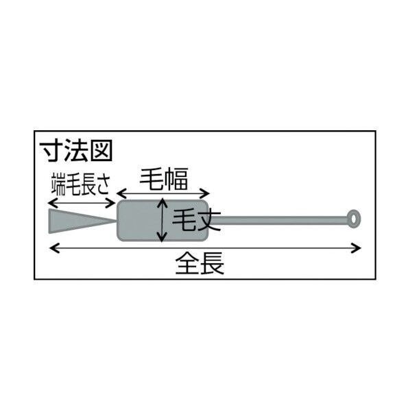 瓶洗浄ブラシ(ナイロン毛)