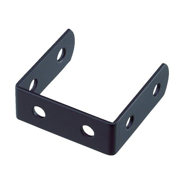 ジョイント金具19型U スチール(黒塗装仕上げ)