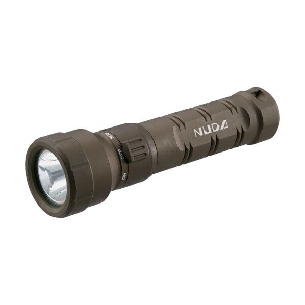 充電式防水LEDライトNUDA320ルーメンOD色