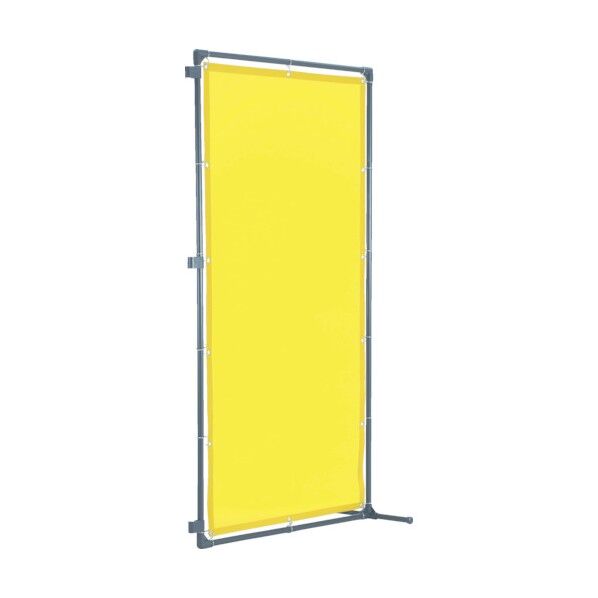 溶接遮光フェンス(接続型・スチール製) 固定足タイプ