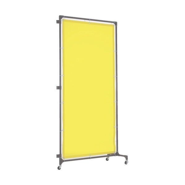 溶接遮光フェンス 1515型接続 キャスター 黄 YF1515S-Y 1