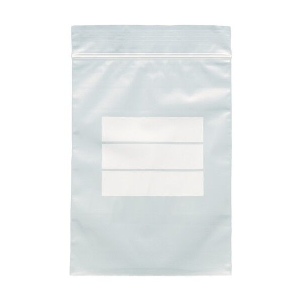 チャック付ポリ袋(見出し枠付)