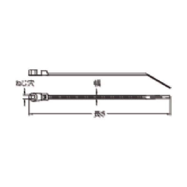 ねじ止めケーブルタイ