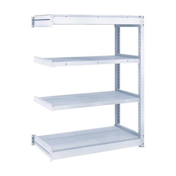 TUG型軽中量ボルトレス棚 4段 連結型