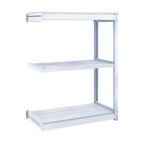 TUG型軽中量ボルトレス棚 3段 連結型