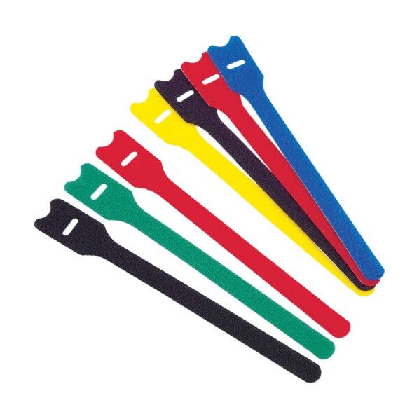 マジックバンド ストラップ 青 20cm 4本入り 245 x 60 x 5 mm MKS-2520-B 600本