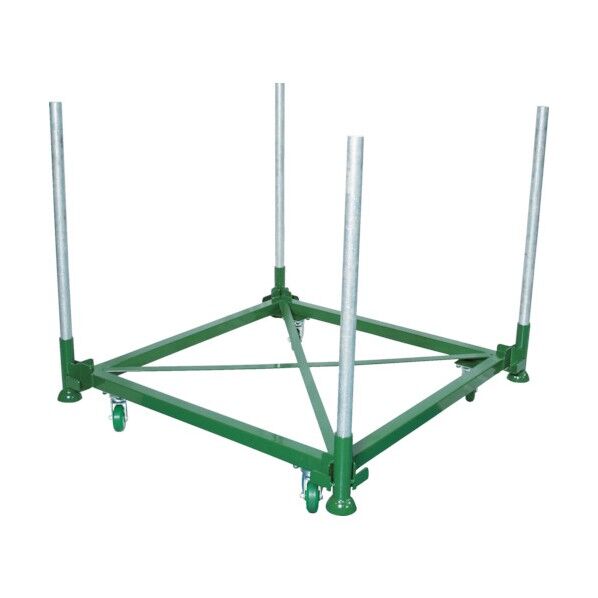 段積みパレット台車 500kg 1100×1100 単管4本付