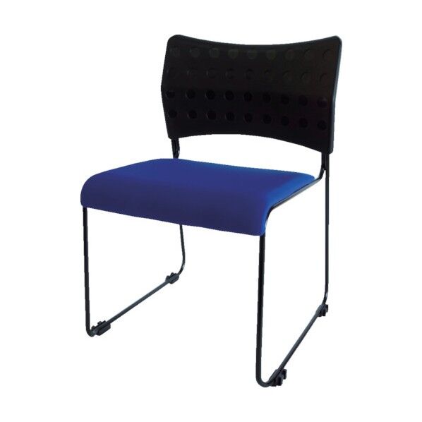 スタッキングチェア  ブルー 420 x 435 x 425 mm TSMC-2N-B 1点