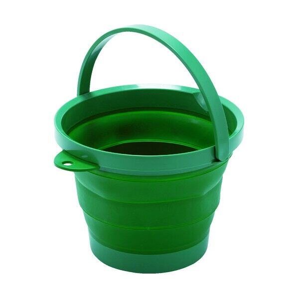 折りたたみバケツ グリーン 8L 300×315×50MM TORB-GN 1個