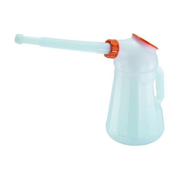 トラスコ(TRUSCO) オイルジョッキ ピノッキオ2L ノズル・本体蓋付 網付キ PN-2 1点...