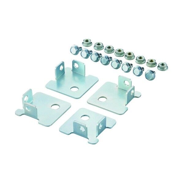 SBL型抗菌塗装セミボルトレス軽量棚用 床固定用ベースプレート