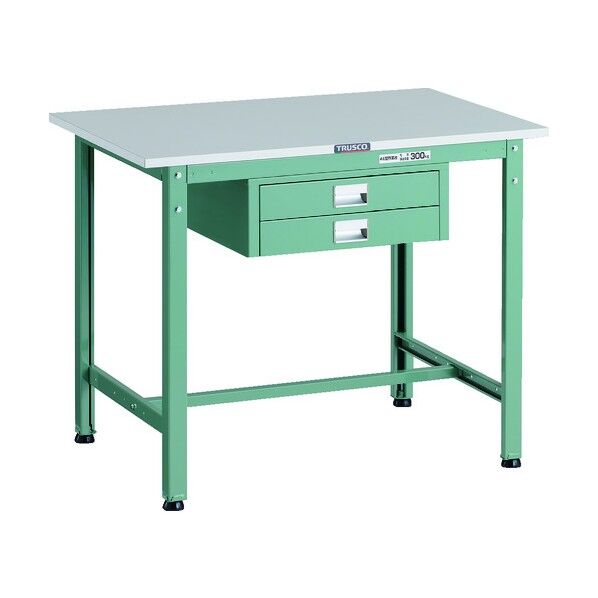 RAE型軽量作業台(薄型2段引出し付)