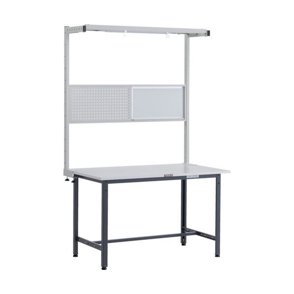 RAE型作業台 ツールハンガーフルセット付 DG色 W1200×D900 RAE-1209THFS DG 1点