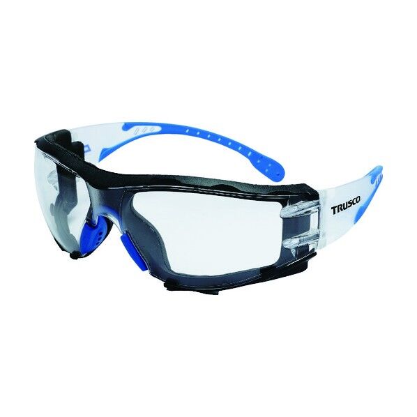 超軽量保護メガネ26g 密着防塵フレーム付キクリアレンズ 収納袋付