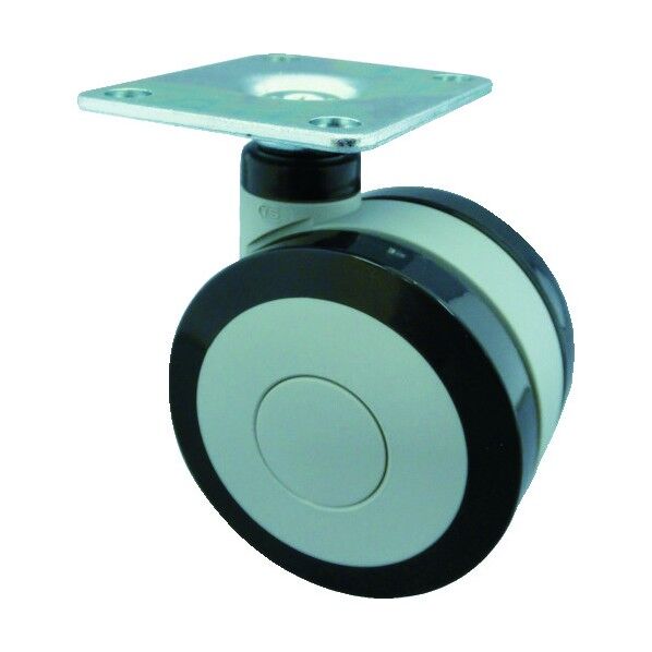 双輪キャスター(エラストマー車) 自在